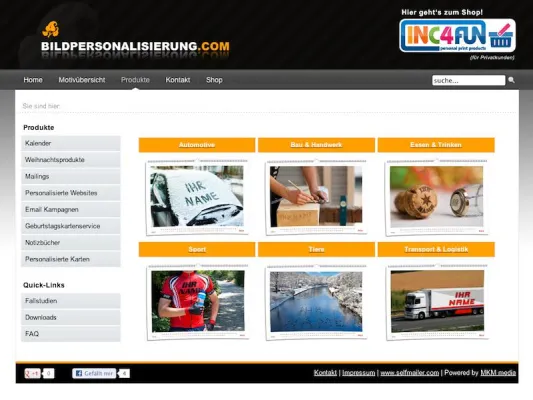 Bild: Themenkalender mit Bildpersonalisierung steigern die Werbewirkung