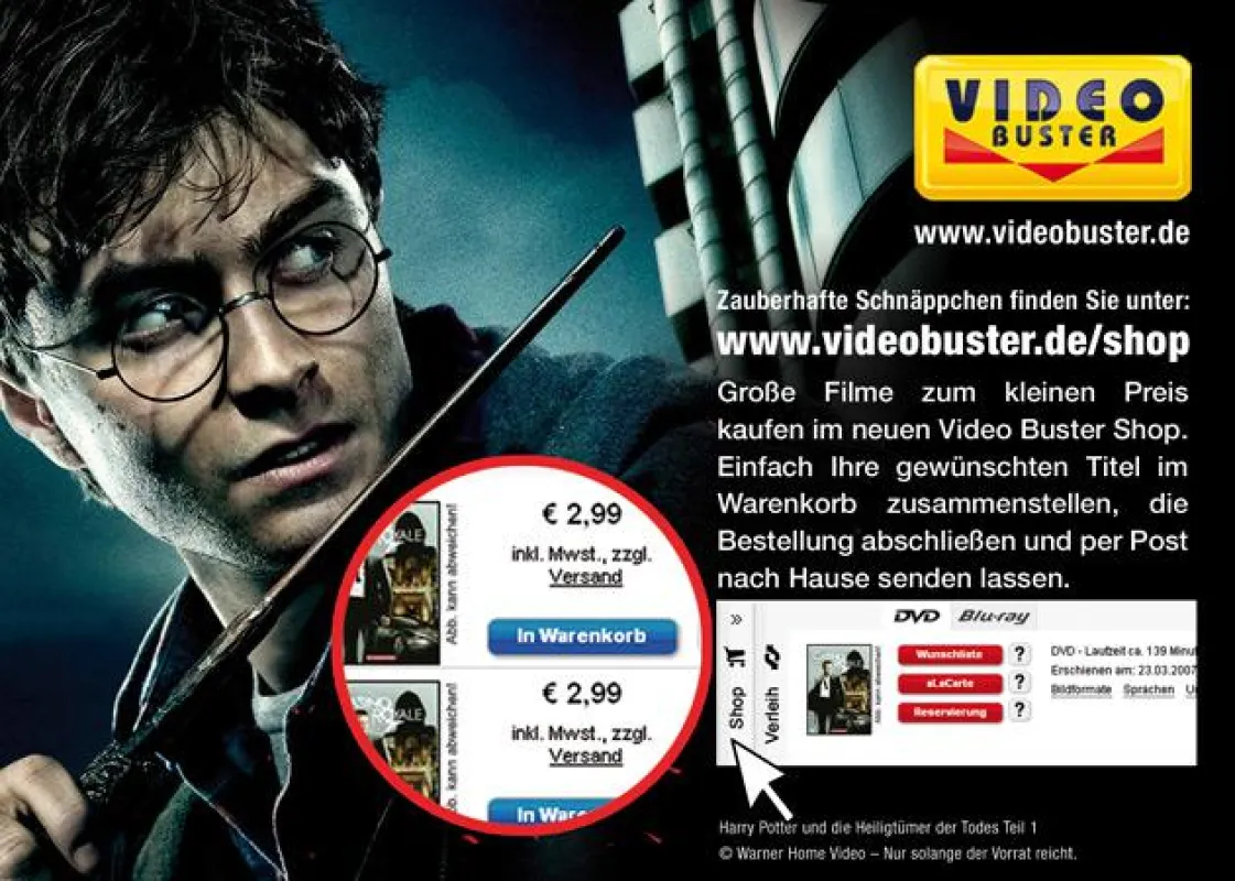 Leihen, lieben, einbehalten: Leihkauf bei videobuster.de