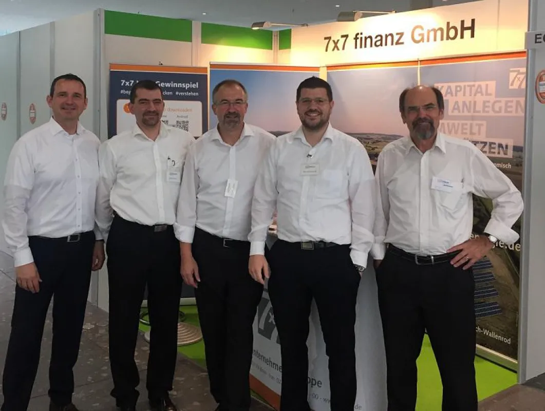 Das 7x7 Team (v.l.n.r.): Mike Stoy, Martin Klose, Andreas Mankel, Marc Eichenhorst, Heiner Gutwein.