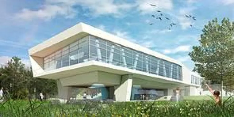 Velberter Architekturbüro gewinnt Wettbewerb um den Bau des Freizeitbades im nordhessischen Niestetal Bild: Velberter Architekturbüro gewinnt Wettbewerb um den Bau des Freizeitbades im nordhessischen Niestetal