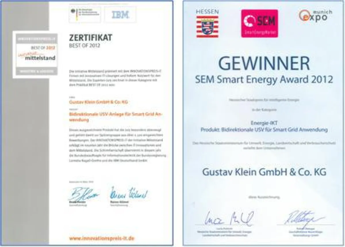 Initiative Mittelstand Prädikat 2012 // SEM Award 2012