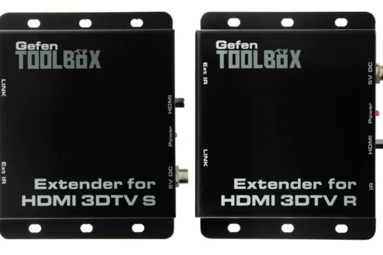 Bild: 3D-TV konformer HDMI Extender über CAT-5 von Gefen