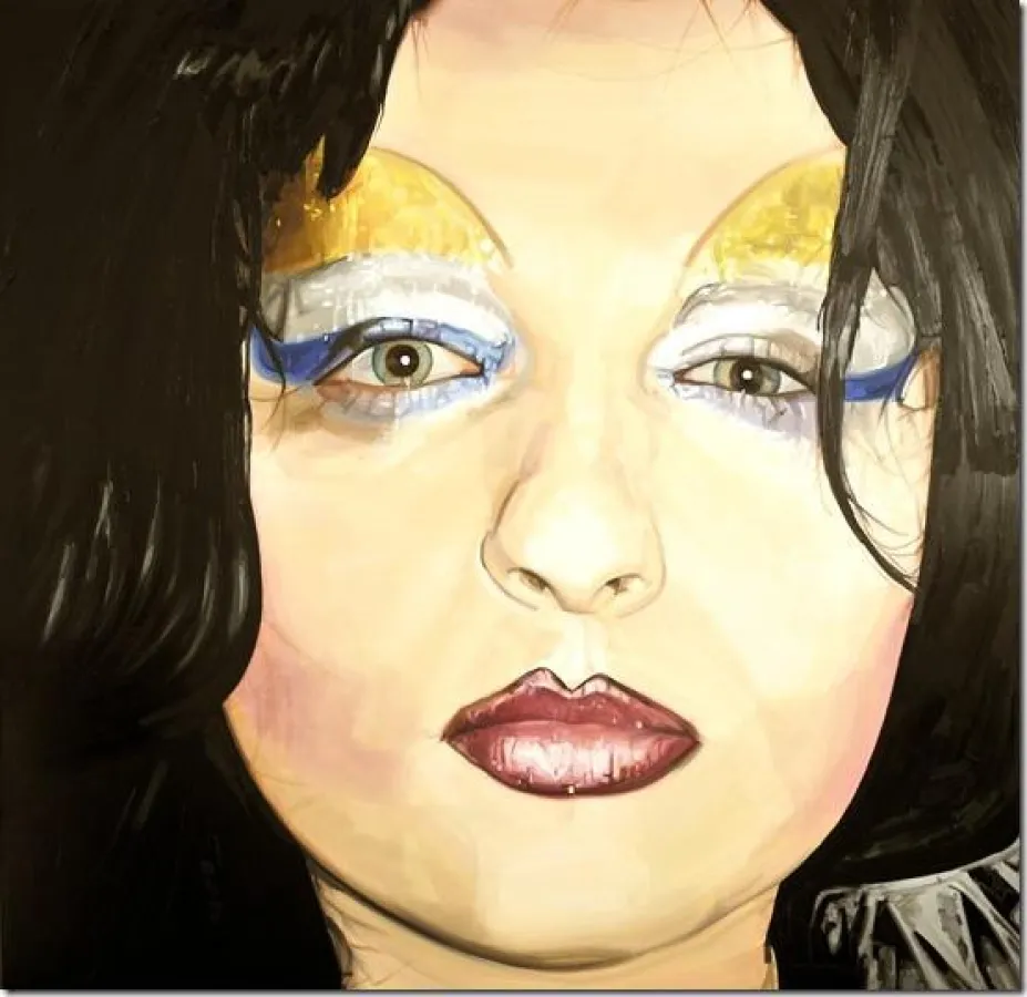 Wojtek Kubiak / Lidia Krawczyk - W., 2007, Öl auf Leinwand, 195 x 195 cm