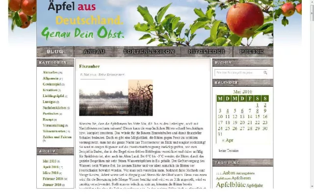 Bild: Echte Äpfel und virtuelle Welten - Äpfel aus Deutschland auf genau-dein-obst.de