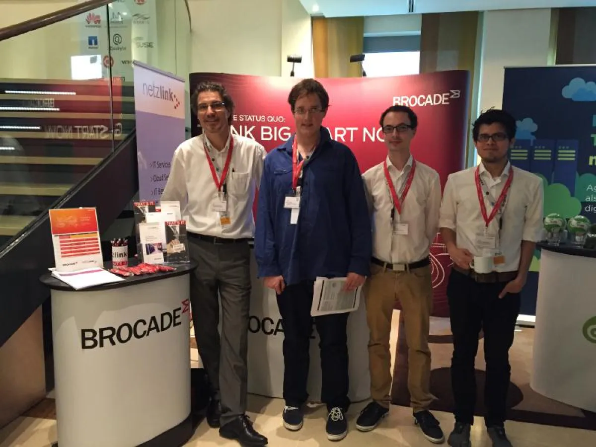 Netzlink als Aussteller auf den Deutschen OpenStack-Tagen 2016 in Köln.