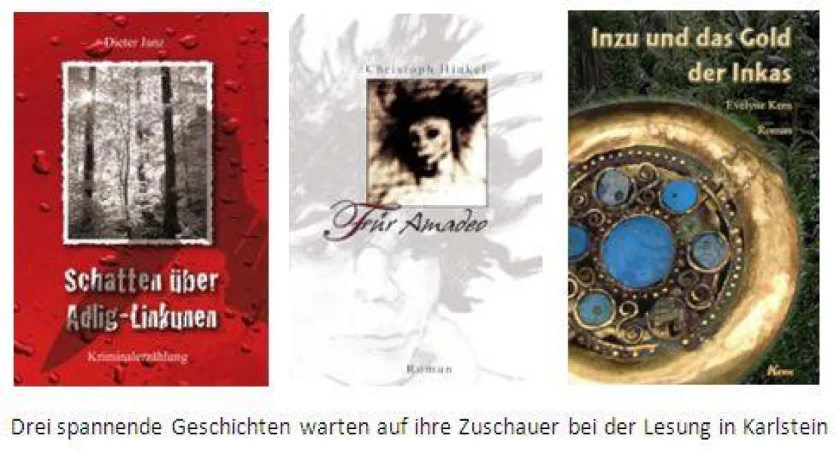 Drei Autoren - drei neue Bücher