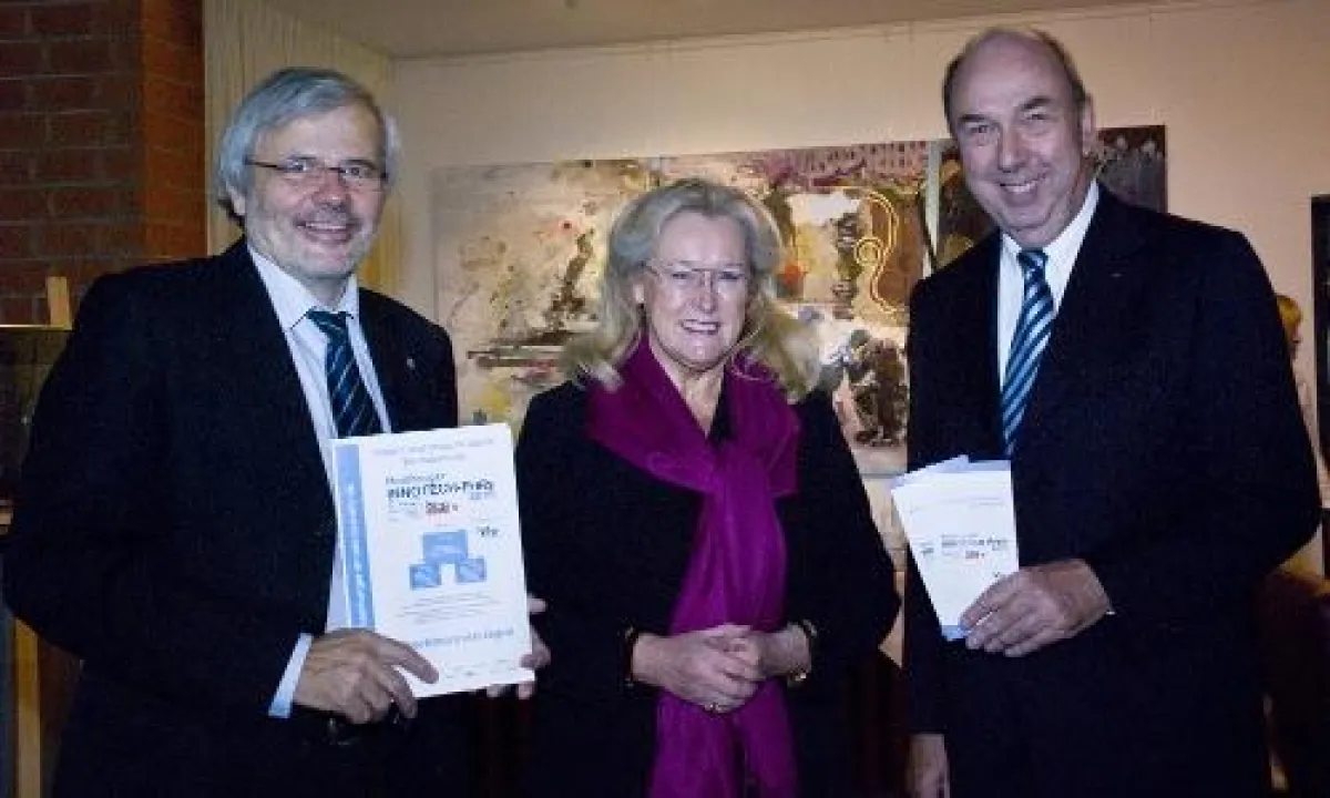 Dr. Helmut Thamer, Prof. Dr. Sonja Bischoff und Wolfram Birkel