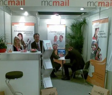 Erfolgreiche mcmail-Produkteinführung, die Innovation in der adressierten Werbung auf der Mail Order World Bild: Erfolgreiche mcmail-Produkteinführung, die Innovation in der adressierten Werbung auf der Mail Order World