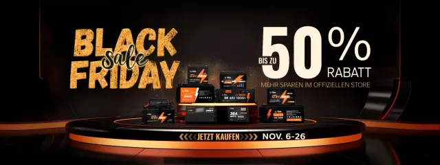 Bild: Sparen Sie mehr bei LiTime LiFePO4 Batterien während des Black Friday