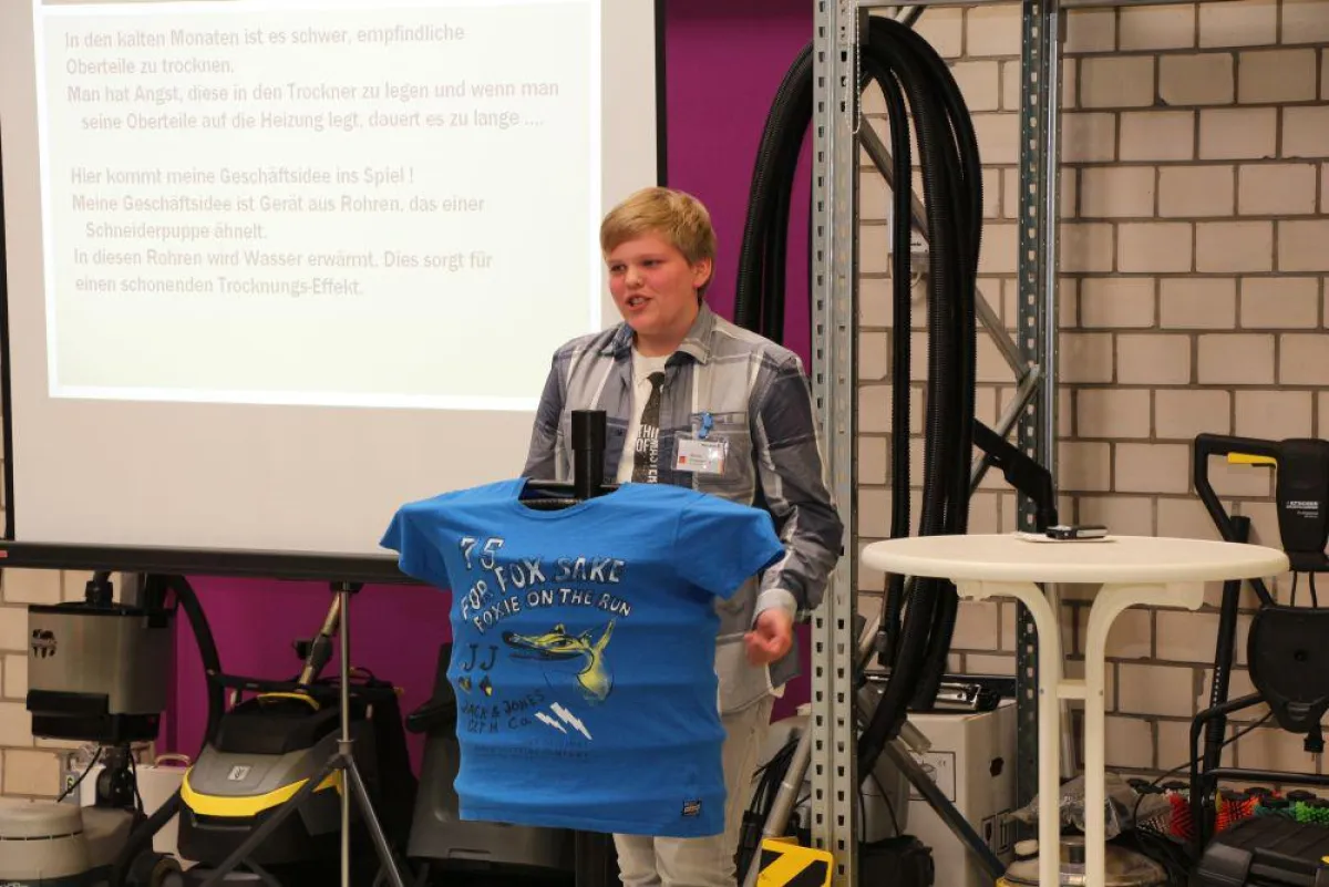 Moritz Finkenstedt löste mit seiner Erfindung das begehrte Ticket nach Berlin.