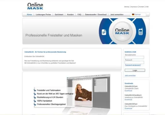 Bild: OnlineMASK.de von w&co MediaServices und Meyle+Müller: Internet-Portal für Freistellung und Maskierung