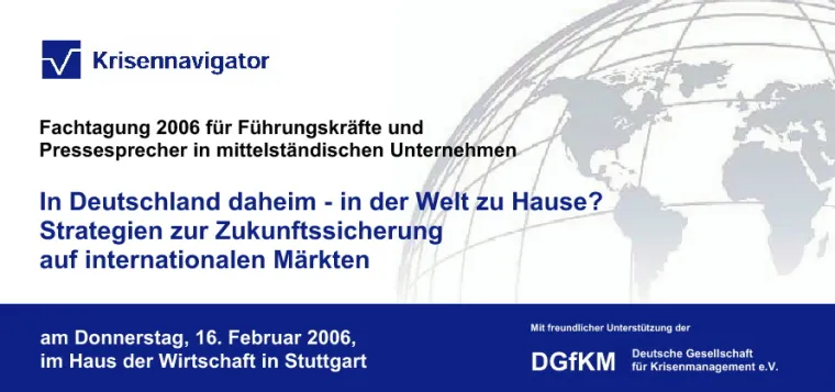 Bild: Für internationale Krisenfälle gewappnet?