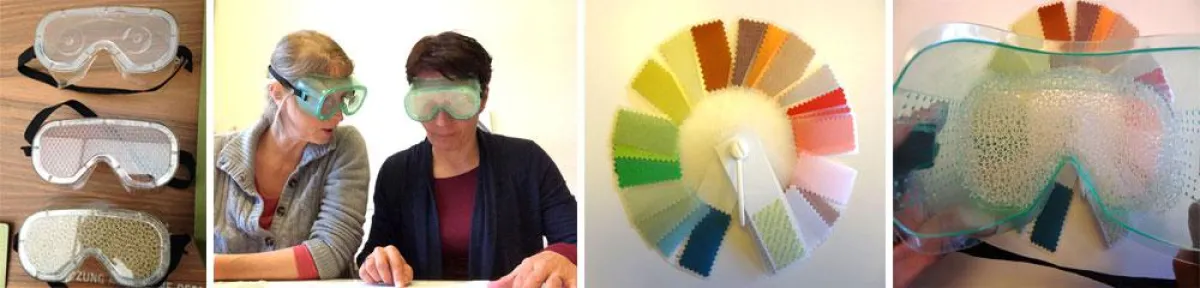 Test mit der Simulationsbrille
