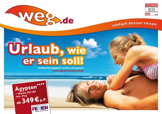Bild: IMAS-Marktforschung testet weg.de-Plakat - Platz 1
