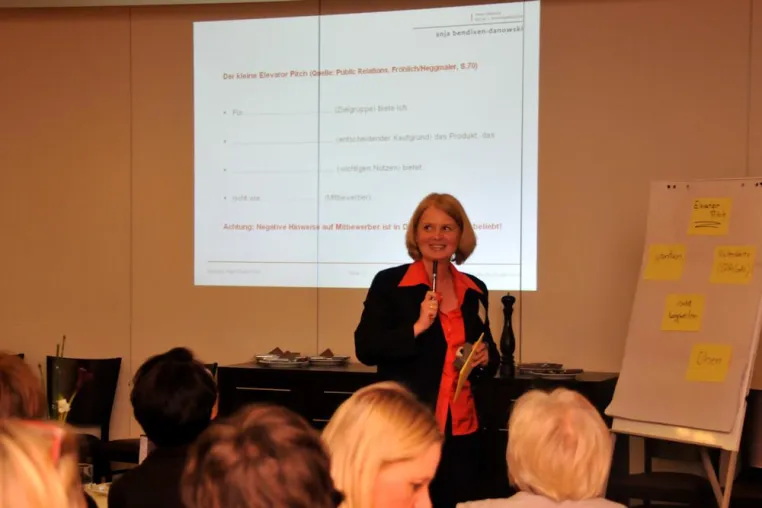 Bild: Spritzige Vorstellungsrunde bei Network Women Grünwald e.V. dank Vor-Ort-Training