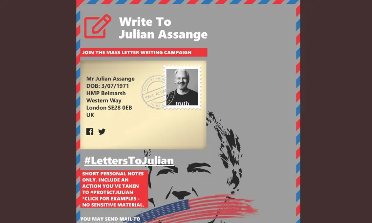 Bild: Bonner Autorin schrieb Brief an Assange und erhielt Antwort