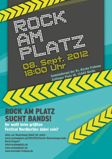 Bands gesucht für Nordberlins größtes Rockfestival Bild: Bands gesucht für Nordberlins größtes Rockfestival