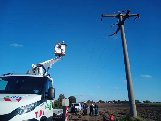 Bild: Netzsicherheit: THW und Netzbetreiber E.DIS vertiefen Kooperation mit Übung in Mecklenburg-Vorpommern