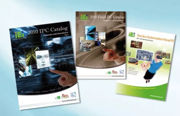 Bild: Die neuen IPC- & Panel PC Kataloge von COMP-MALL