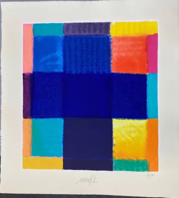 Bild: 100. Benefiz-Kunst-Verkaufsausstellung u.a. mit Gerhard Richter, Rosemarie Trockel, Heinz Mack, Günther Uecker