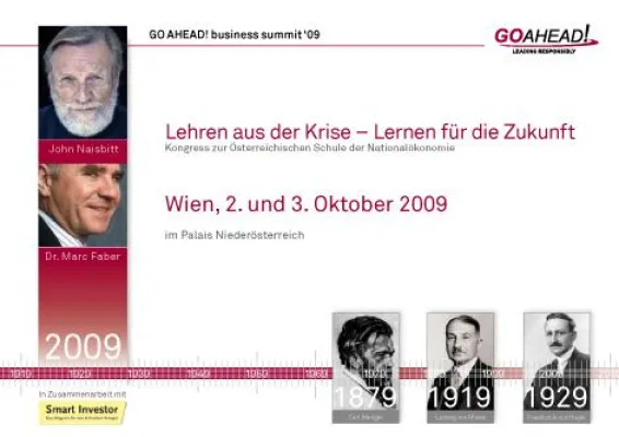 Bild: Kongresshinweis - „Lehren aus der Krise – Lernen fur die Zukunft“