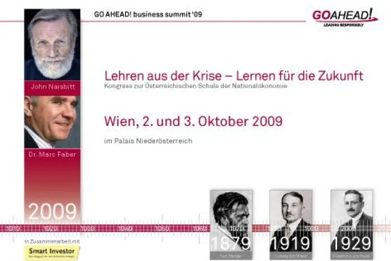 Bild: Kongresshinweis - „Lehren aus der Krise – Lernen fur die Zukunft“