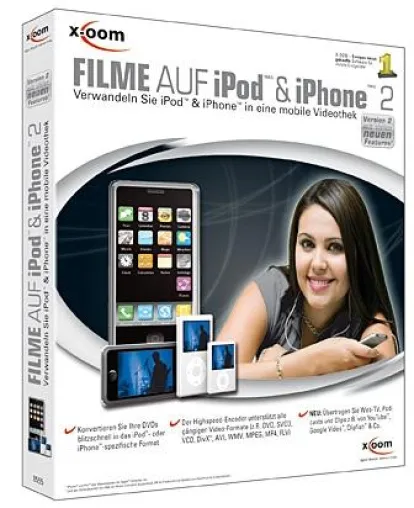 Web 2.0 to go - X-OOM Filme auf iPod & iPhone 2 macht Videos grenzenlos mobil Bild: Web 2.0 to go - X-OOM Filme auf iPod & iPhone 2 macht Videos grenzenlos mobil