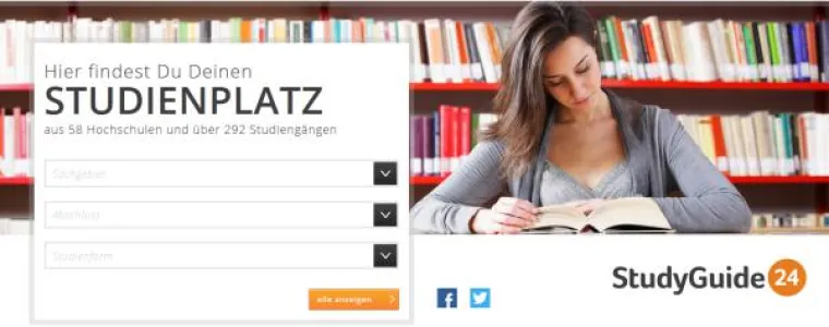 Bild: StudyGuide24.com – der Studienplatzfinder jetzt online