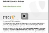 Bild: Kostenlose Video-Schulungsserie für TYPO3-Redakteure nun auch in Englisch