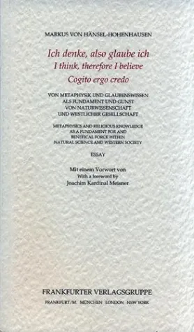 Bild: Kardinal Meisner kommentiert neues Fachbuch von Hänsel-Hohenhausen