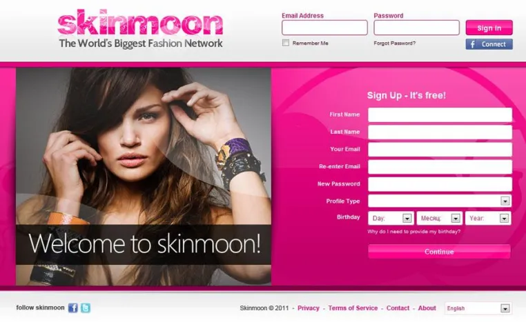 Bild: skinmoon, das Mode-Netzwerk für die ganze Welt verbindet die Szene