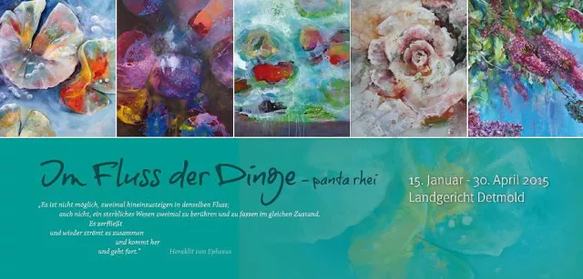 Bild: Ausstellung „IM FLUSS DER DINGE – PANTA RHEI“: Die wunderbar-wandelbare Kunst von Marion Doxie Delaubell