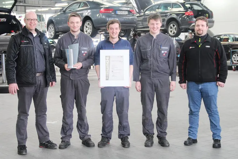 1. Platz beim Audi Twin Cup light Bild: 1. Platz beim Audi Twin Cup light