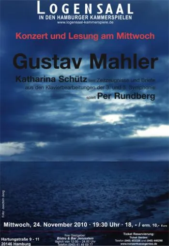 Soirée zur Gustav Mahler im Logensaal in den Hamburger Kammerspielen Bild: Soirée zur Gustav Mahler im Logensaal in den Hamburger Kammerspielen