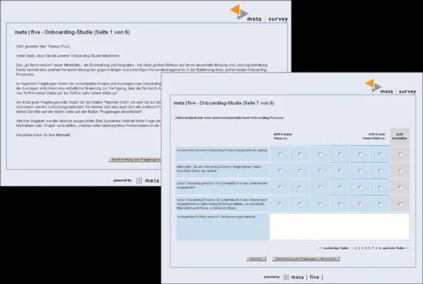 Bild: meta | five startet Onboarding-Umfrage