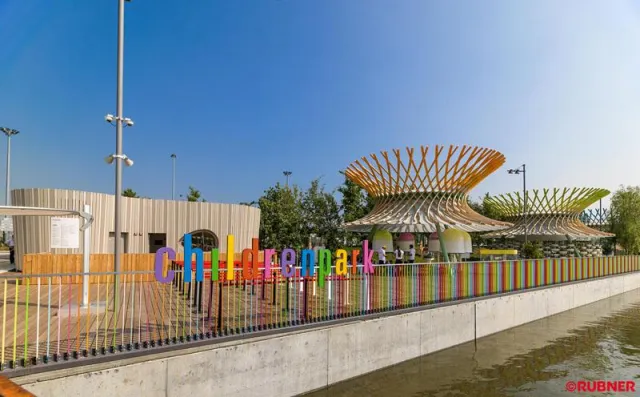 Bild: EXPO Mailand 2015: Holzpavillons von Rubner