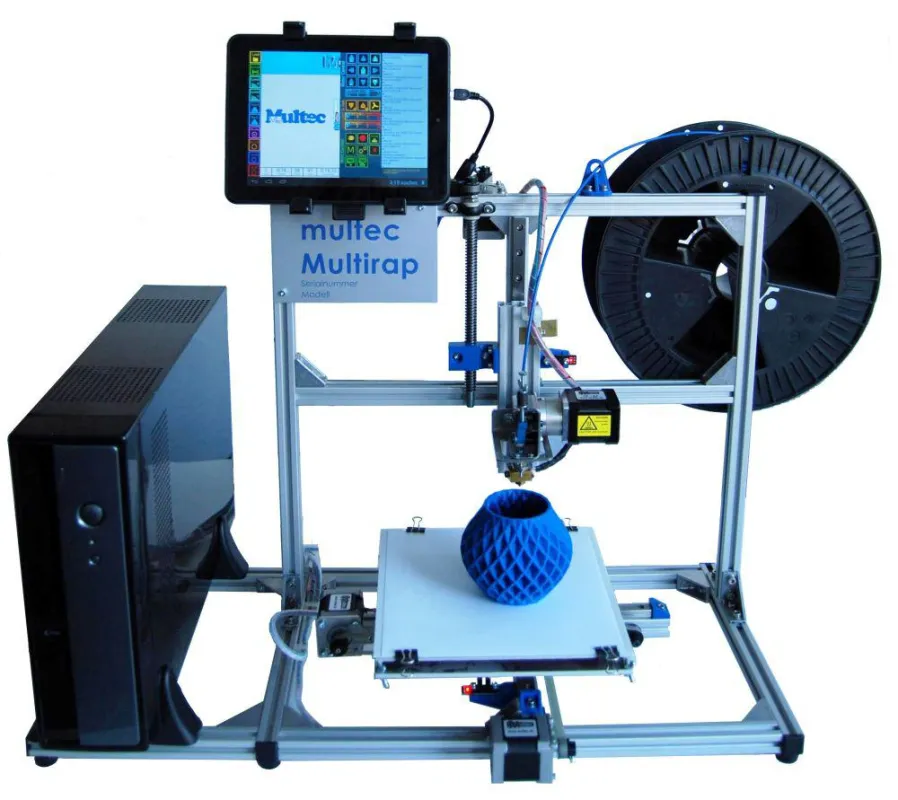 Der Multirap Pro Touch – der erste Stand-Alone 3D-Drucker.