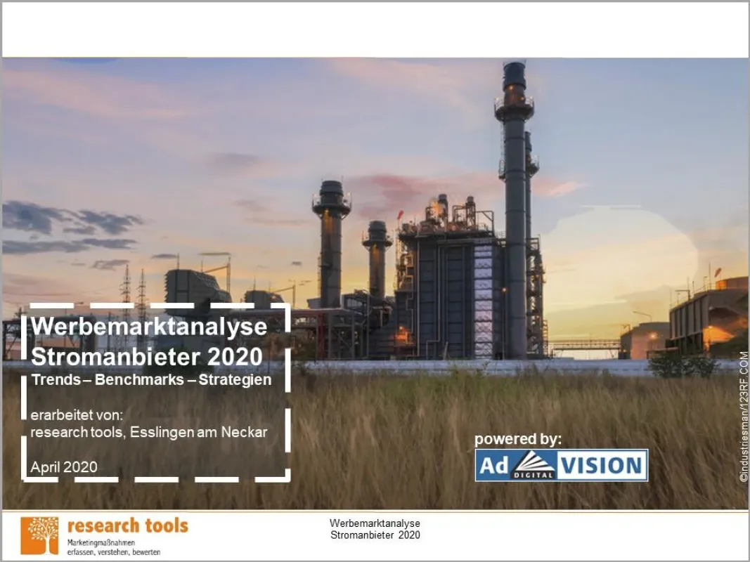 Werbemarktanalyse Stromanbieter 2020