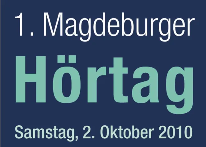 Bild: 1. Magdeburger Hörtag informiert rund ums gute Hören