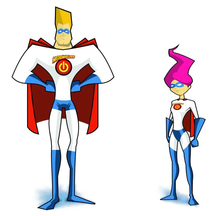 Cybermobbing vorbeugen. Ersteller der Figurenzeichnung: Lemon8 Brand Media GmbH, Bremen.