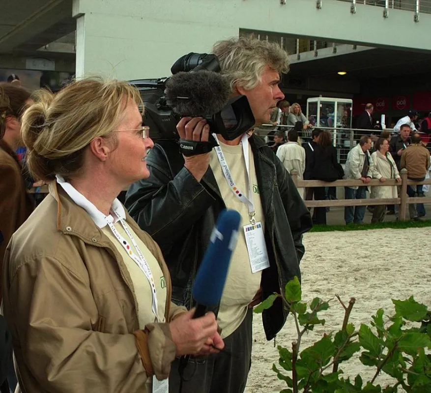 Das Team von pferdefernsehen.de bei den Weltreiterspielen in Aachen