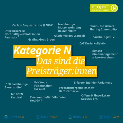 Bild: Vor Ort wird angepackt! 16 Projekte holen sich begehrte Auszeichnung „Projekt Nachhaltigkeit“