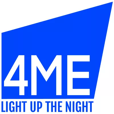 Bild: #LightUpTheNight4ME 2024 - Unsere Hoffnung trägt blau