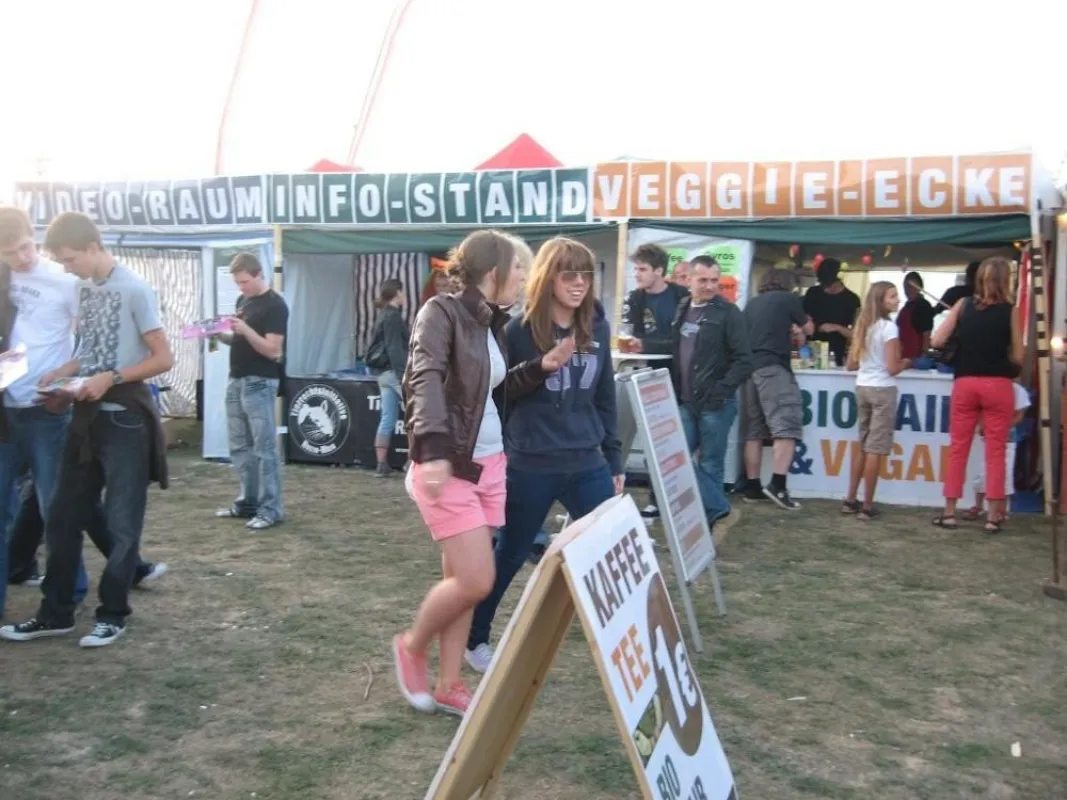 Im letzten Jahr gut besucht: Der Stand der TierrechtsInitiaitve Rhein-Main