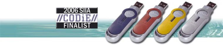 Bild: Zum zweiten Mal an der Spitze: CodeMeter von Wibu-Systems beim SIIA Codie Awards 2006 ausgezeichnet