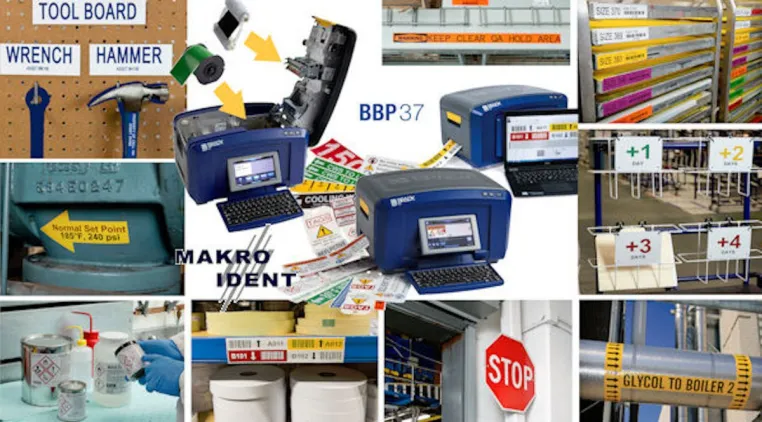 Brady BBP37: Mehrfarbige Aufkleber erstellen, drucken und plotten Bild: Brady BBP37: Mehrfarbige Aufkleber erstellen, drucken und plotten