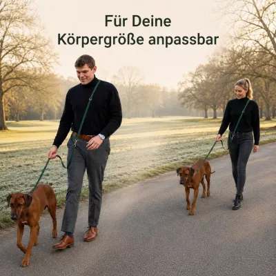 Bild: Flex3 BioThane®-Umhängeleine: stufenlos anpassbar an unterschiedliche Körpergrößen