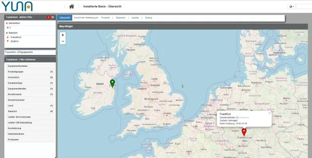 Daten auf Karten: eoda erweitert Data Science Plattform YUNA um Geodatenkomponente Bild: Daten auf Karten: eoda erweitert Data Science Plattform YUNA um Geodatenkomponente