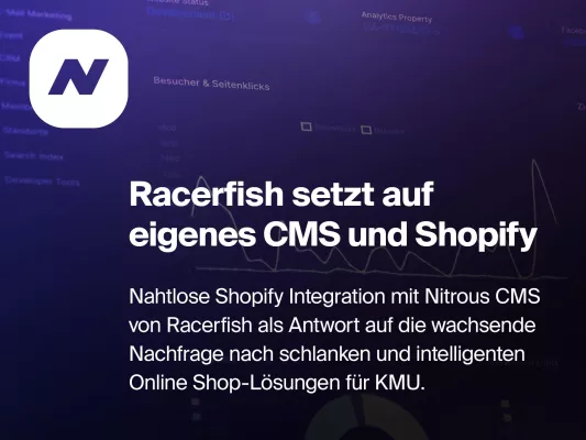 Bild: Full Service-Digitalagentur Racerfish setzt auf eigenes CMS und Shopify als E-Commerce System