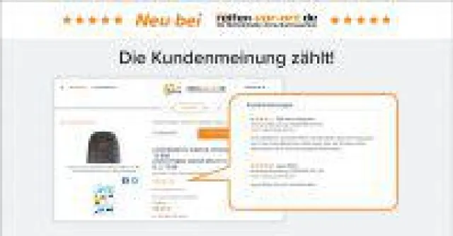 Bild: B2C-Plattform Reifen-vor-Ort integriert Bewertungsfunktion für Reifen und Felgen